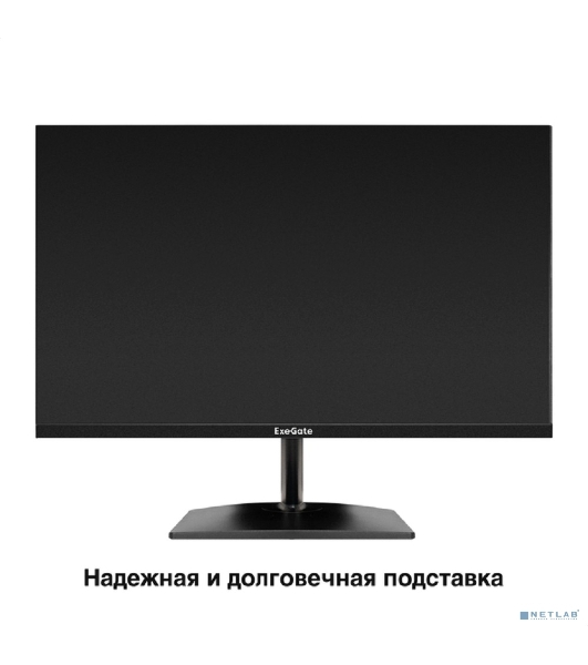 Монитор с аудио выходом 23.8' 100 Гц ExeGate SmartView EZ2400A (IPS LED Grade A+, FHD, 1920x1080@100Hz, 16:9, 250cd/m2, 1500:1, 178°/178°, 5ms, D-Sub, HDMI, DisplayPort, audio-out, FreeSync, Flicker-free, Low Blue Light, HDMI cable 1.5m, VESA, регулировка наклона (tilt), black)