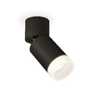 Светильник Ambrella Light XM6313082 SBK/BK/FR черный песок/черный/белый матовый MR16 GU5.3 (A2221, C6313, N6248)