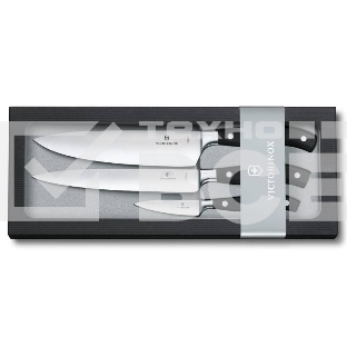 Набор ножей кухон. Victorinox Forged Chefs (7.7243.3) компл.:3шт черный подар.коробка