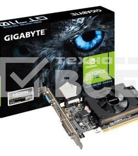 Видеокарта Gigabyte GV-N710D3-2GL V2.0 PCIE8 GT710 2GB GDDR3