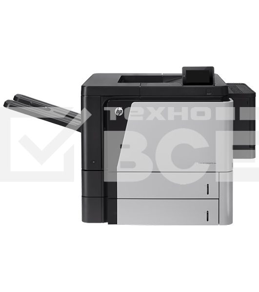 Принтер лазерный HP LaserJet Enterprise 800 M806dn (CZ244A), A3, ч/б, печ. до 56 стр/мин., 1200 x 1200 dpi, USB, RJ-45, Air Print