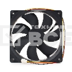 Вентилятор для корпуса Gembird FANCASE3/BALL черный, 120 мм, 2000 об/мин, 38 дБ, 3 pin, фото5