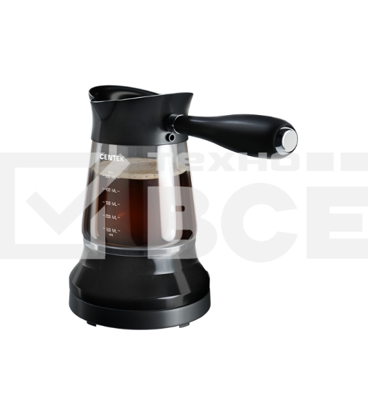 Электрическая турка Centek CT-1096 черный, 0.5 л, 480 Вт.