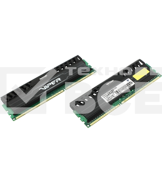 Оперативная память Patriot Viper 3, DDR3, 16GB (2x8 GB), 1600 MHz, CL10, радиатор, черный