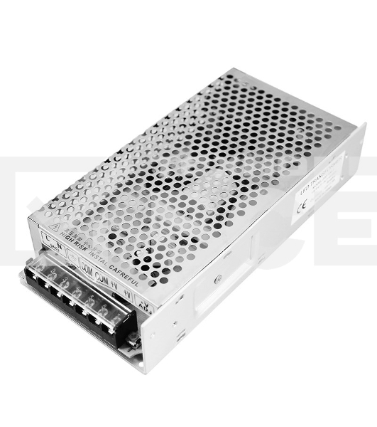 Источник питания 220 V AC/12 V DC 9 A 100 W с разъемами под винт, без влагозащиты (IP23)