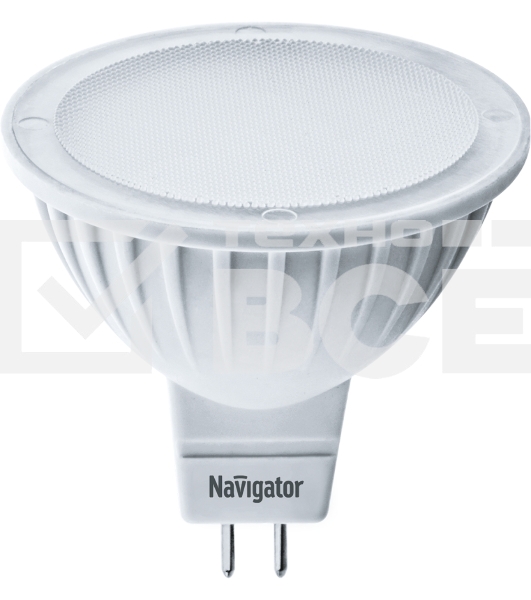 Лампа светодиодная Navigator NLL-MR16-5-12-3K-GU5.3 5Вт 3000К тепл. бел. GU5.3 360лм 12В