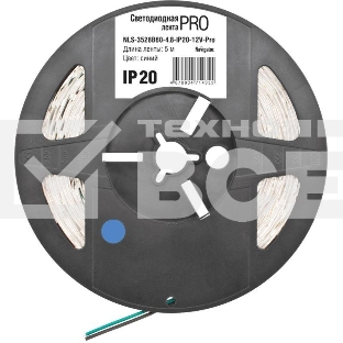 Лента светодиодная 71 435 NLS-3528B60-4.8-IP20-12В-Pro R5 4.8Вт/м (уп.5м) Navigator 71435