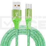 Кабель Crown USB - microUSB CMCU-3102M green, фото 1