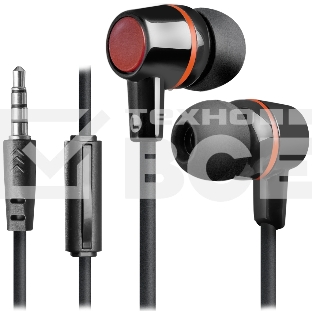 Наушники Defender Pulse 428 черный вставки