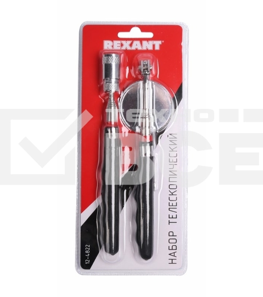 Телескопический магнит и зеркало в наборе (2 пр.) Rexant