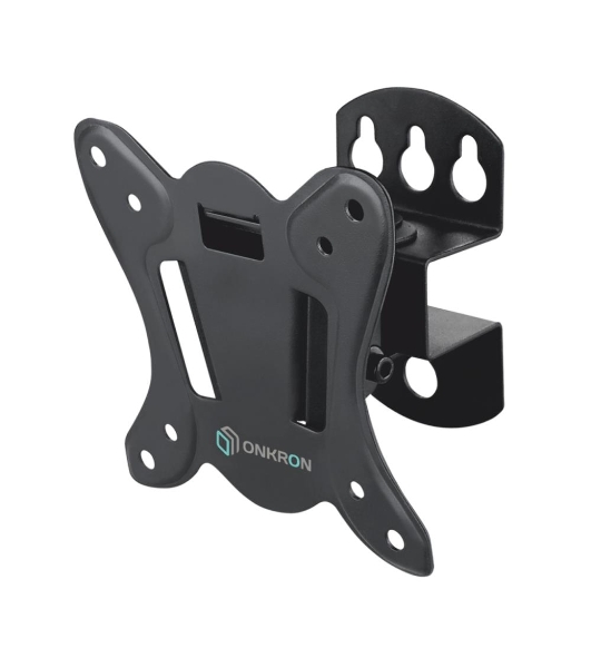 Кронштейн ONKRON Кронштейн ONKRON 17-27'' макс 100*100 мм, наклон -+ 8º, поворот: 45°, от стены 85 мм, макс вес 25кг, черный