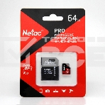 Флеш карта MicroSD card Netac P500 Extreme Pro 64GB, retail version w/SD adapter, фото8
