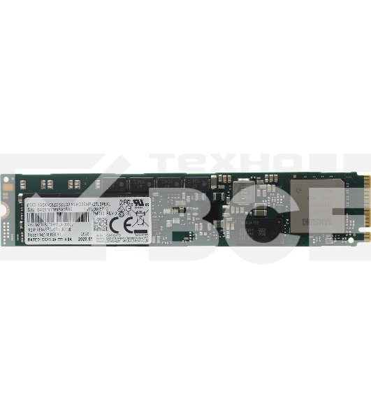 Накопитель SSD Samsung Enterprise PM983, 3.84TB, M.2 22110, PCIe 3.0 x4, NVMe, R/W 3000/1400