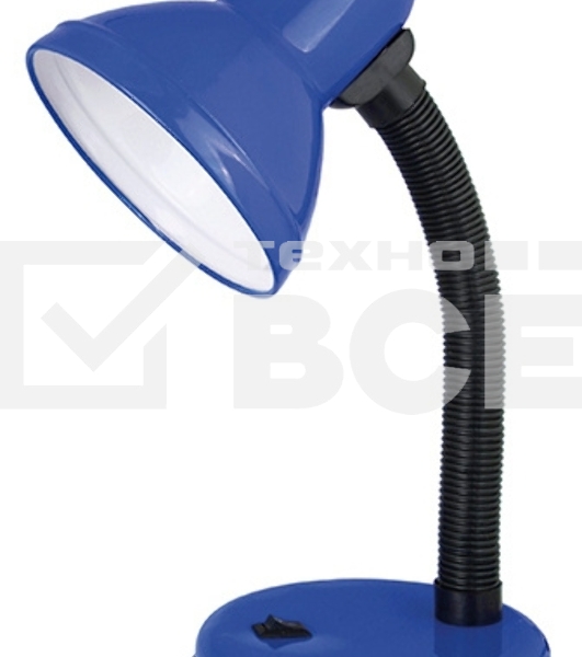 Светильник UF-301 С06 настол. 230В 60Вт син. Ultraflash 12357