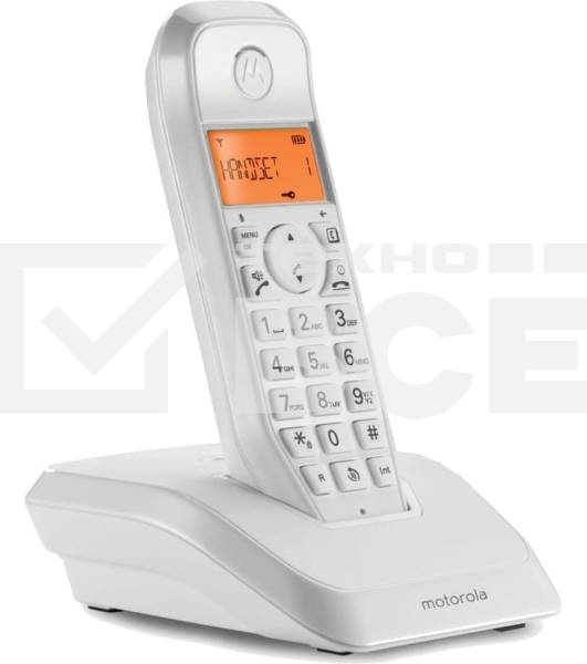 Радиотелефон Dect Motorola S1202 белый