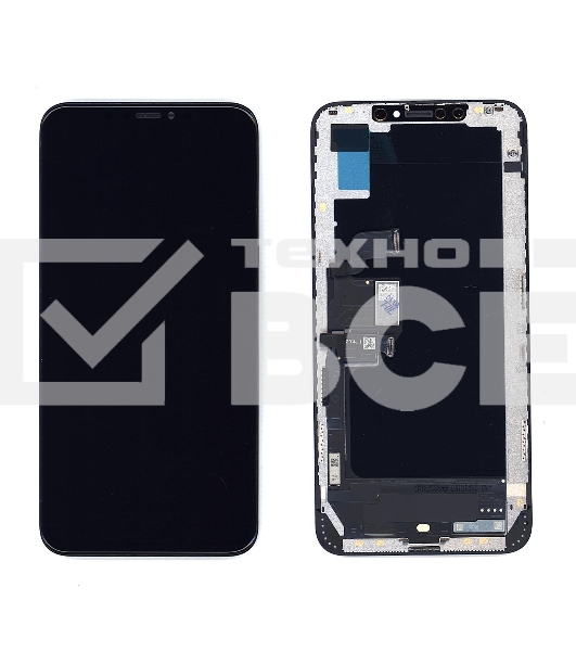 Дисплей для Apple iPhone XS MAX в сборе с тачскрином (OLED HE) черный
