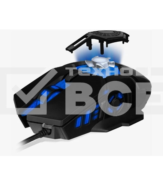 Мышь проводная SVEN RX-G880 черный, 7000 dpi, USB, кнопки - 7