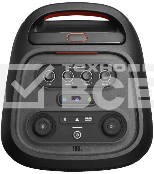 Портативная акустика JBL PartyBox Stage 320 (1.0 2 x 120 Вт, Bluetooth, AUX, USB, 6.3 мм jack, RGB подсветка, IPX4, JBLPBSTAGE320UK)