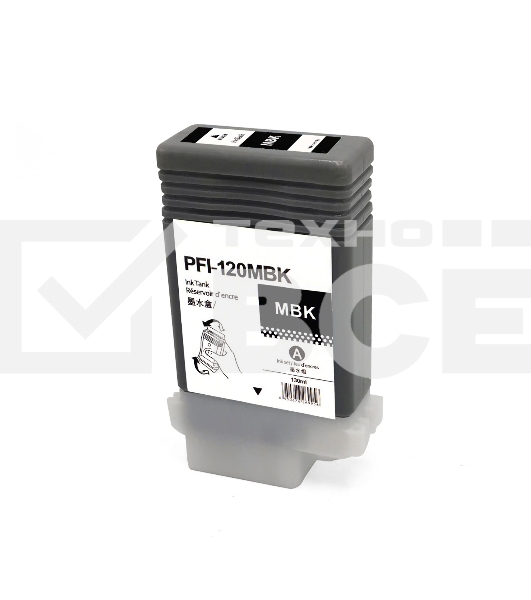 Струйный картридж NV Print PFI-120MBK (NV-2884C001) Matte Black для Canon imagePROGRAF TM-200/205/300/305 (130 мл) совместимый