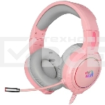 Гарнитура игровая Defender Mento RGB  3.5мм  розовые, фото2