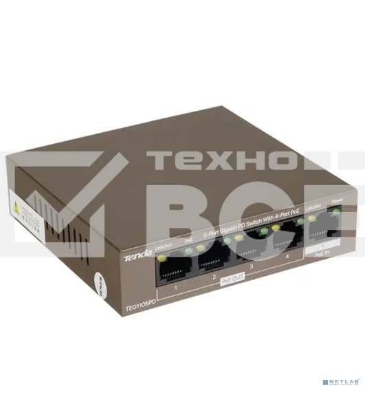 Коммутатор Tenda TEG1105PD