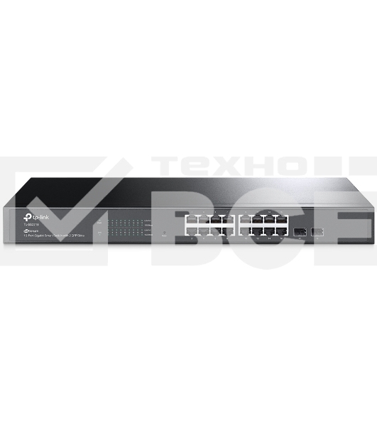 Коммутатор TP-Link Jetstream 16-port gigabit smart switch with 2-gigabit uplink ports