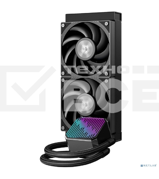 Система водяного охлаждения ID-Cooling DX240 MAX ARGb черный 120мм алюминий+медь 2150rpm 32.5db 4-pin 300W