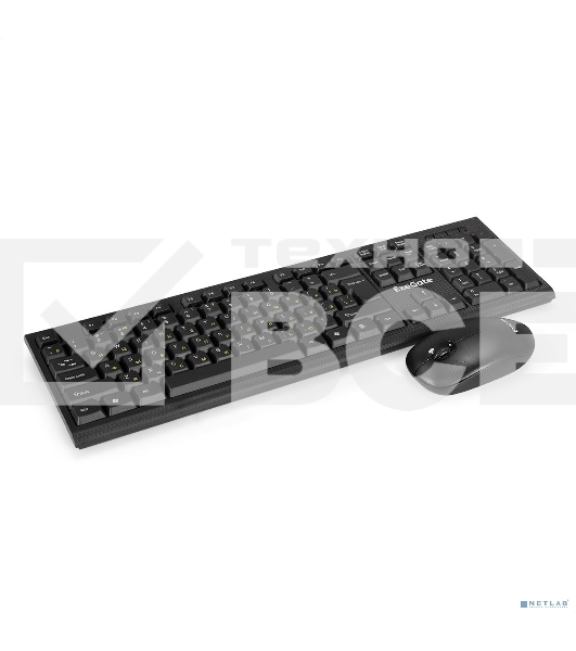Комплект клавиатура+мышь ExeGate Professional Standard Combo MK200 беспроводной, USB, 1200 DPI, чёрный