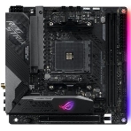 Материнская плата ASUS ROG STRIX X570-I GAMING, AM4, AMD X570, 2xDDR4, 4xSATA, 2xM.2, 1xPCIe 4.0 x16, 1xHDMI, 1xDP, 1x1Gb LAN, Wi-Fi 6, Bluetooth 5.0, 1xUSB-C 10Gbps, 3xUSB-A 10Gbps, 4xUSB-A 5Gbps, 2xUSB-A 2.0, 3x3.5 мм, 7.1, ITX, фото17