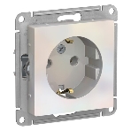 Механизм розетки 1-м СП AtlasDesign с заземл. 16А жемчуг SchE ATN000443, фото8
