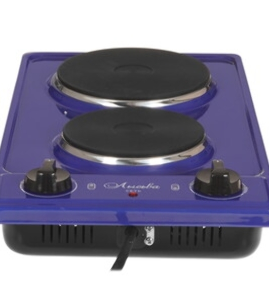 Плита настольная электрическая Лысьва ЭПБ 22 синий (настольная)