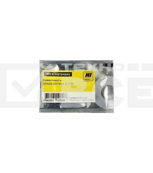 Чип Hi-Black к картриджу HP CLJ CP5225, C, 7,3K