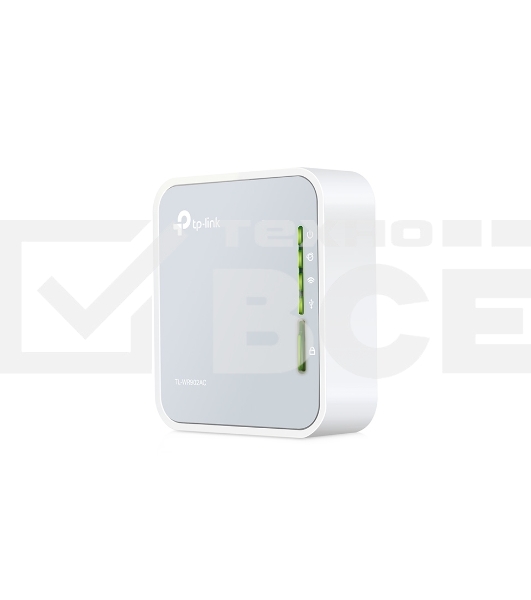 Беспроводный маршрутизатор TP-Link двухдиапазонный маршрутизатор TL-WR902AC, (433Мбит/с на 5 ГГц + 300Мбит/с на 2,4 ГГц) 1 порт WAN 100 Мбит/с, 1 порт USB 2.0