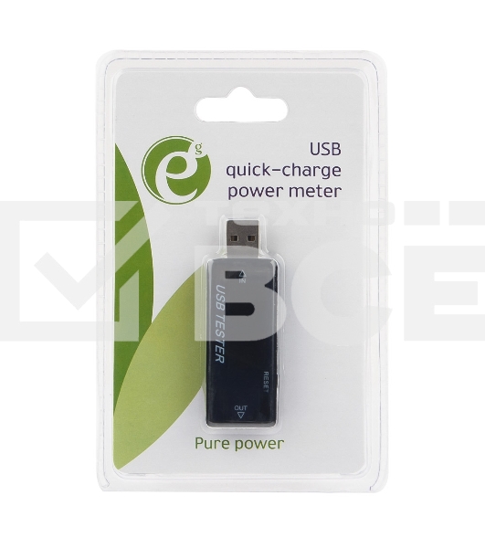 Измеритель мощности USB порта Energenie EG-EMU-03, до 30V/5A, поддержка QC 2.0 и 3.0