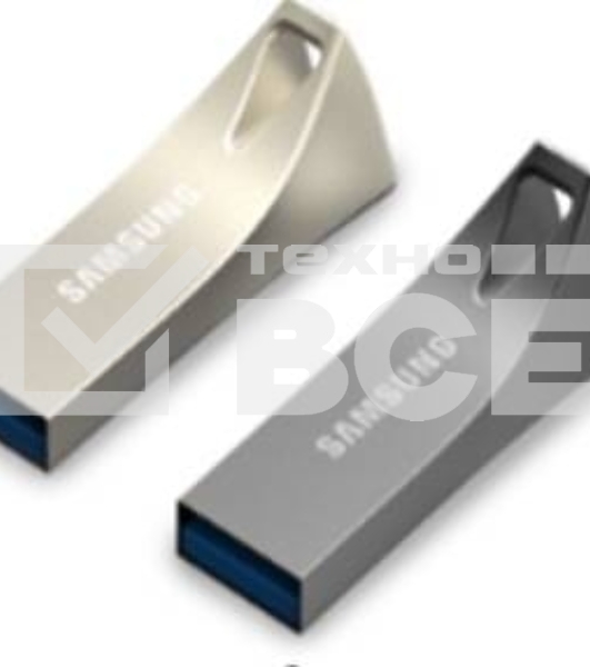 Флешка USB R/W 64Gb USB Drive <USB 3.1> Samsung BAR Plus (up to 300Mb/s) (MUF-64BE3/APC) серебристый
