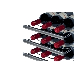 Винный шкаф CASO WineDuett Touch 12 серебристый, 33 л, 2 отсека, 12 бут., класс B, фото4