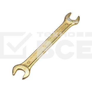 Ключ гаечный рожковый Rexant 8х9 мм, желтый цинк