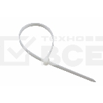 Хомут-стяжка нейлоновая многоразовая Rexant 300x7,5 мм, белая, упаковка 100 шт., фото2