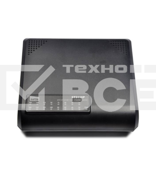 Коммутатор Netis ST3116P неуправляемый настольный 16x10/100