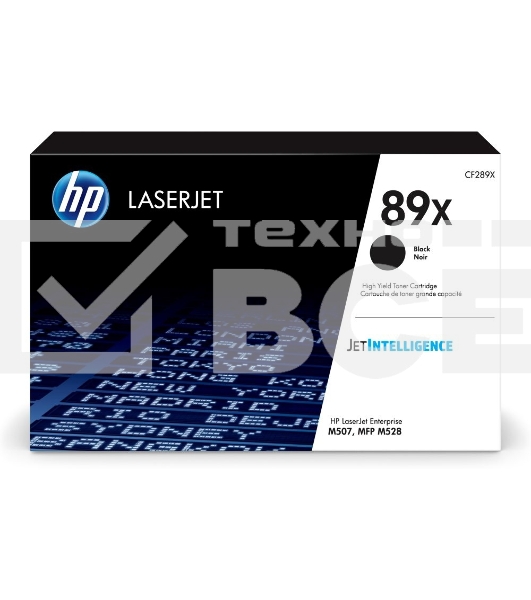 Картридж лазерный HP CF289X черный для HP LJ M507/MFP M528 (10000стр.)