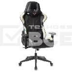 Кресло игровое Бюрократ VIKING 5 AERO WHITE черный/белый искусственная кожа, фото18
