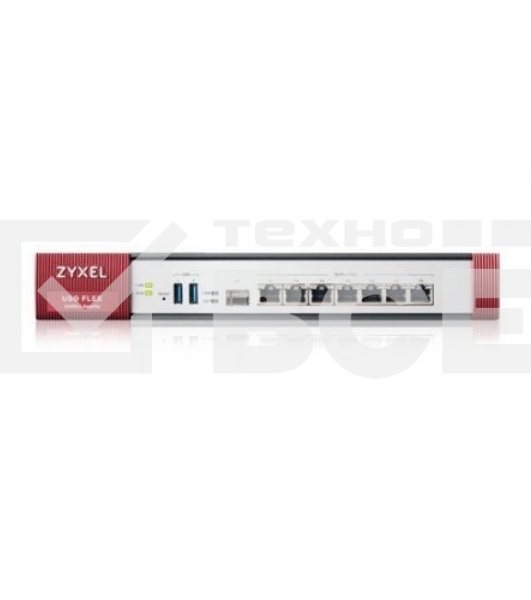 Межсетевой экран ZYXEL ZyWALL USG FLEX 500 firewall with 1 year subscription set (AS, AV, CF, IDP), Rack, 7 configurable (LAN / WAN) ports GE, 1xSFP, 2xUSB3.0, AP Controller (8/72), Device HA Pro