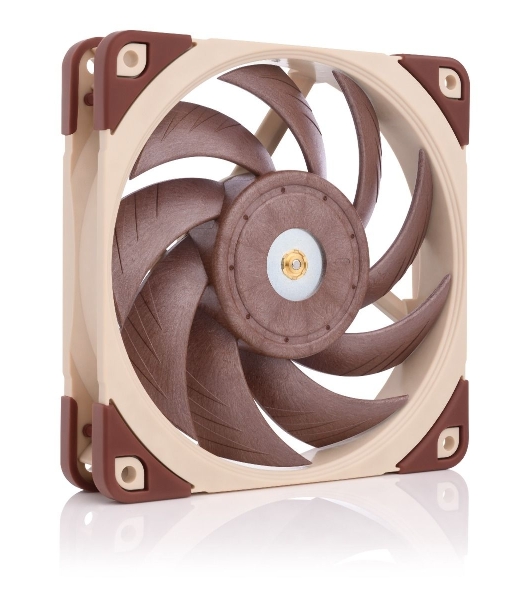 Вентилятор корпусной Noctua NF-A12x25 PWM, 120 мм, 450-2000 об/мин, 22.6 дБ, 4-pin PWM, без подсветки