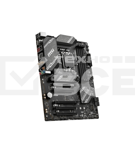 Материнская плата MSI B760 GAMING PLUS WIFI, LGA 1700, Intel B760, 4xDDR5, 4xSATA, 2xM.2, 1xPCI-E 4.0 x16, 3xPCI-E 3.0 x1, 1xDP, 1xHDMI, 1x 2.5Gb LAN, 2xUSB-A 3.2 Gen 2, 4xUSB 2.0, 5x3.5 мм, 7.1, Standard-ATX