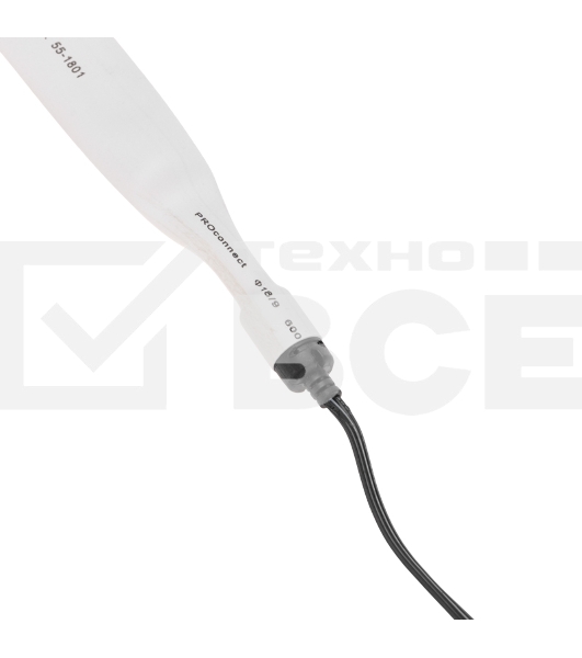 Трубка термоусаживаемая PROconnect ТУТ 18,0/9,0мм, белая, упаковка 50 шт. по 1м,