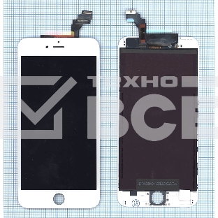 Дисплей для Apple iPhone 6 Plus в сборе с тачскрином (Foxconn) белый