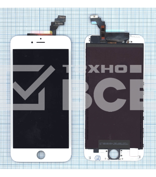 Дисплей для Apple iPhone 6 Plus в сборе с тачскрином (Foxconn) белый