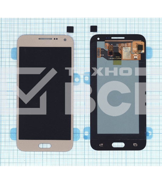 Дисплей для Samsung Galaxy E5 SM-E500 OLED золотой