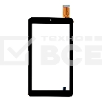 Сенсорное стекло (тачскрин) YLD-CEG7253-FPC-A0, черное, фото3