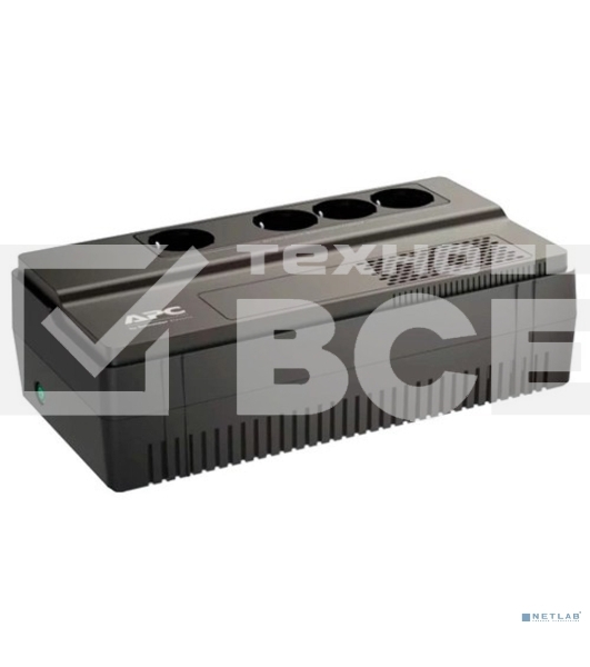 Источник бесперебойного питания APC Back-UPS BV650I-GR 375Вт 650ВА черный